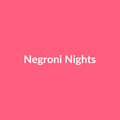 Negroni Nights art tile print