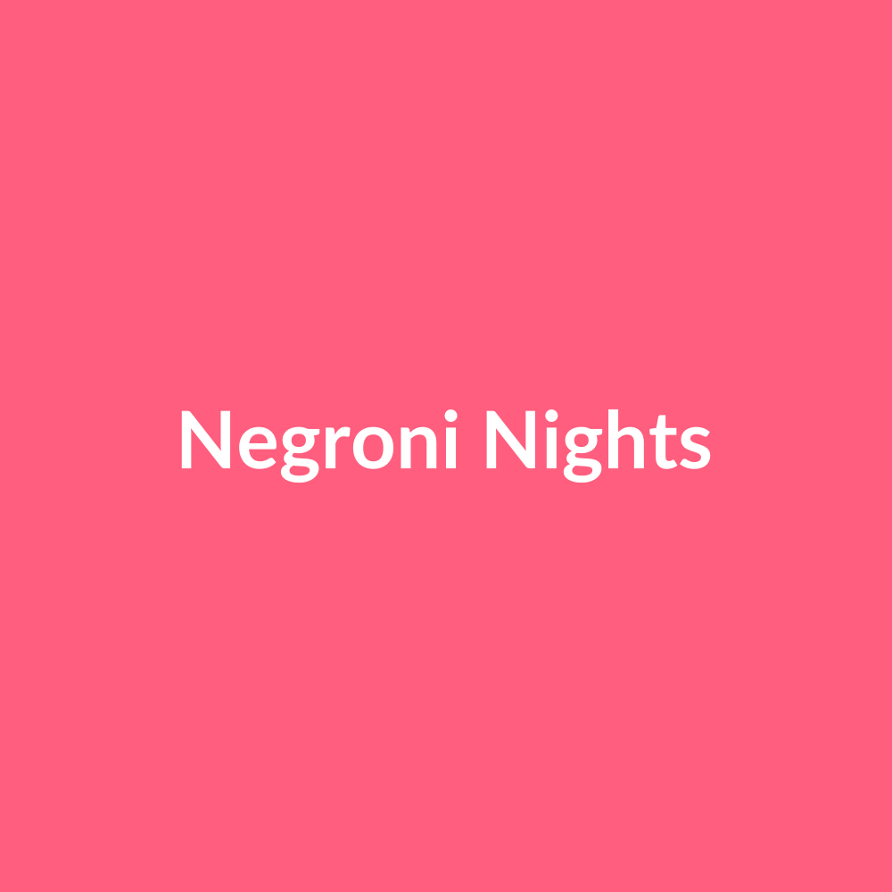 Negroni Nights art tile print