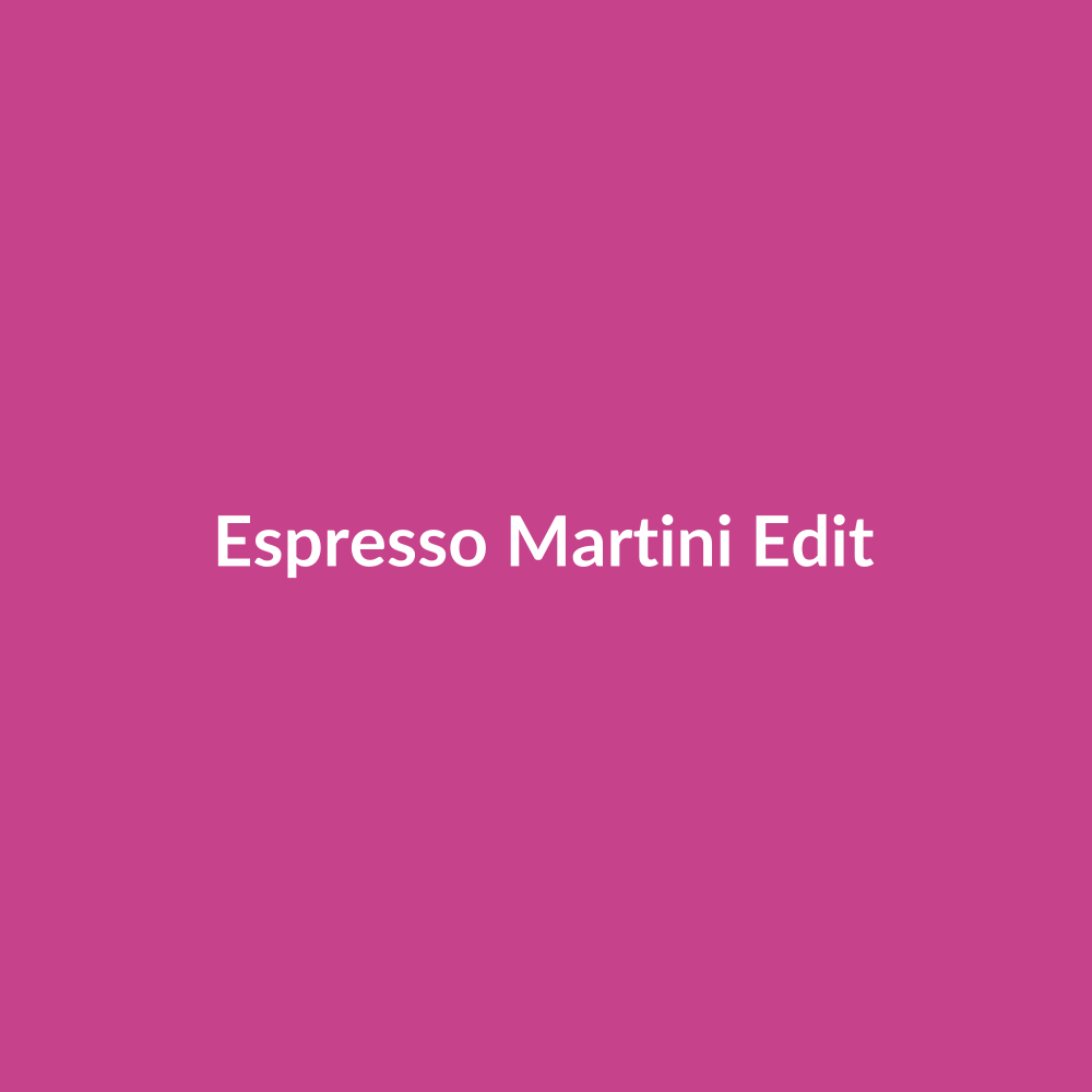 Espresso Martini Edit art tile print