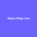 Alpine Ridge Line art print