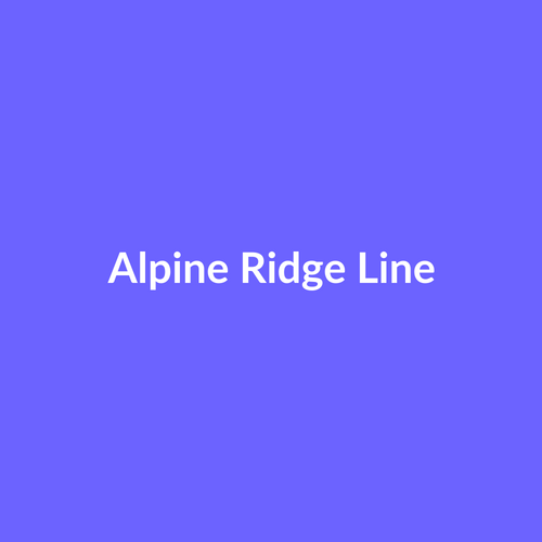Alpine Ridge Line art print